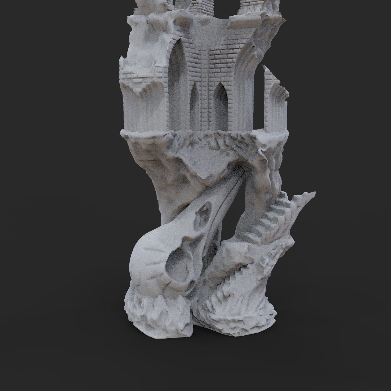 14.jpg Файл STL Ancient Raven Castle・Шаблон для 3D-печати для загрузки, tolgaaxu