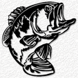project_20230524_1724317-01.png realistic large mouth bass wall art fish wall decor 2d art