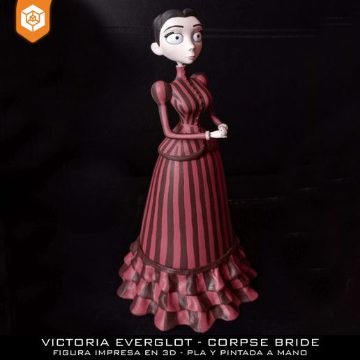 🎬 Victoria Everglot - Corpse Bride・ STL File for ・Cults