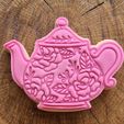 20230321_140754.jpg Flower Teacup and Teapot Cookie Cutter Stamper Embosser Set