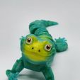Leopard Gecko Articulated Toy, Print-In-Place Body, Snap-Fit Head, Cute Flexi