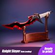TemplateCults_KnightSkayer.jpg Solo Leveling Knight Slayer Dagger Sword Ready to print fanart