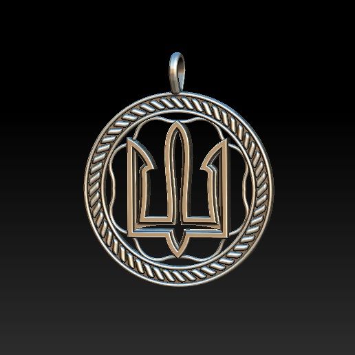 Тризуб 3D model