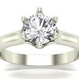 2.jpg Bague solitaire STL Modèle 3D pour l'impression de bijoux