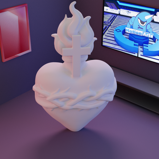 Sagrado coração de Jesus 3D model