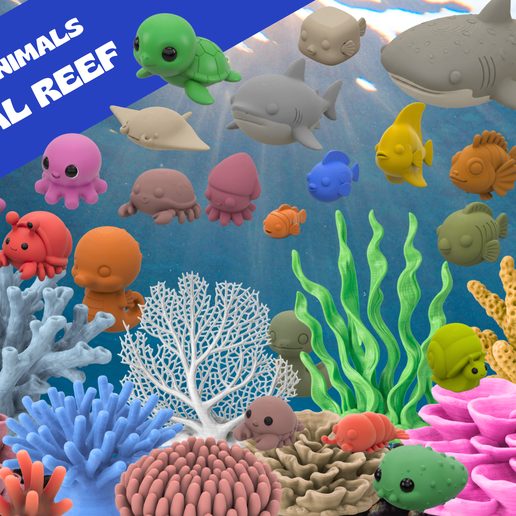 Cute Mini Coral Reef – Commercial Set