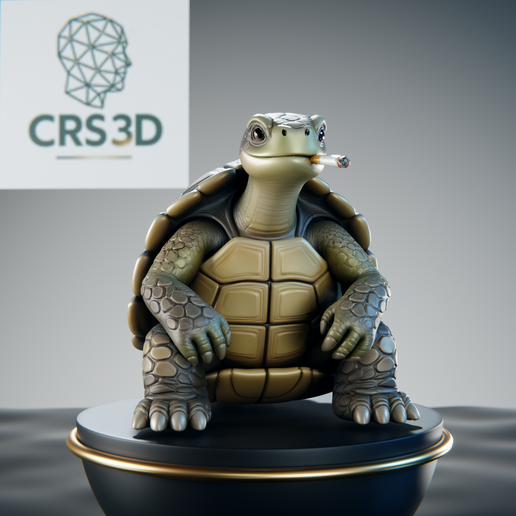 🐢 Stylized Turtle Statue - Funny Reptile Character・ 3D File for 3D ...