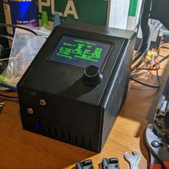 IMG_20200108_071834.jpg ender 3 control box with Pi and 3 buck converters
