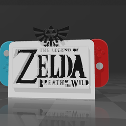 zelda1.png STL file Nintendo Switch Dock・Template to download and 3D print