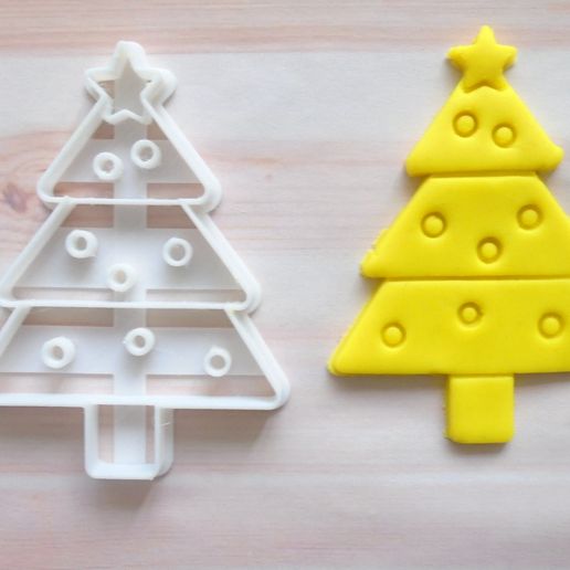 Christmas Tree Cookies Cutter - 3D model önizlemesi
