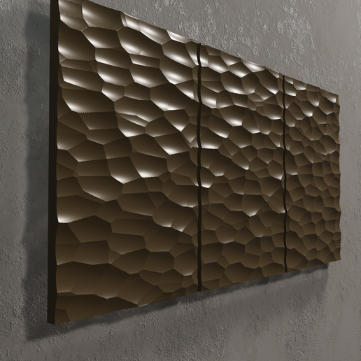 panel-1.4.png 3D модель декоративной стеновой панели для фрезерного станка с ЧПУ или 3D принтера, CNC файл, STL файл.Скачать файлы.