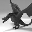 low poly drogo icon.png STL-Datei Low poly Drogon kostenlos・3D-druckbares Design zum herunterladen