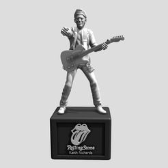 13.jpg STL file The Rolling Stones Keith Richards - 3Dprinting・3D print model to download