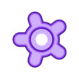 5-16 small star knob.stl 5/16 small star knob