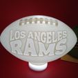 IMG_20231223_103833385.jpg Los Angeles Rams 3D WAVE NFL FOOTBALL TEALIGHT