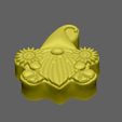 288042612_373876334729108_917266153057264617_n.jpg Gnome with Sunflowers Solid Model for Bath Bombs, Soaps and Mold making vacuum forming silicone mold