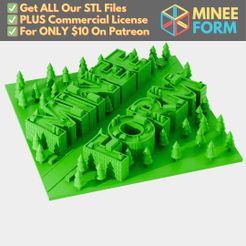 MineeForm-Office-Building-Corporate-Park.jpg Architectural Scale Model of Office Park with Buildings, Trees, Benches & Walkways MineeForm FDM 3D Print STL File