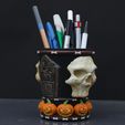 16.jpg STL file Halloween Horror cup / storage pot・3D printable model to download