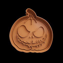 push-diseño.png Fichier 3D gratuit Jack Pumpkin Cookie Cutter Free・Objet pour impression 3D à télécharger
