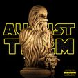 082121-Star-Wars-Chewbacca-Promo-bust-08.jpg Chewbacca Bust - Star Wars 3D Models - Tested and Ready for 3D printing