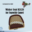 Boxbild_Wickers-Seat-q.png WoS-006: egg Wicker Seat D2128 for Sopwith Camel