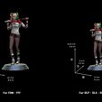 20.jpg Harley Quinn Suicide Squad file STL-OBJ For 3D printer