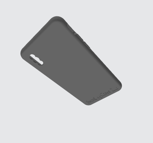 iPhone X Case 3D model preview