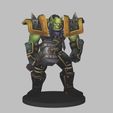01.jpg Thrall - World Of Warcraft figure low poly