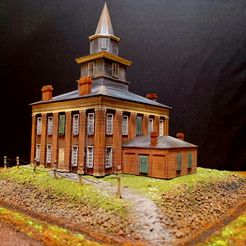 courthouse.jpg STL-Datei Gerichtsgebäude aus der Zeit vor dem Bürgerkrieg・Design für 3D-Drucker zum herunterladen