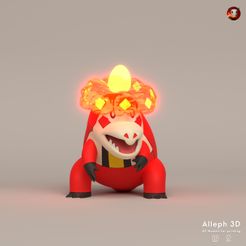 crocalor-logo.jpg Файл STL Покемон крокалор・Дизайн 3D принтера для загрузки