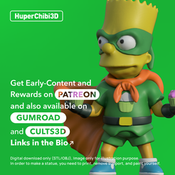 cupkid.png STL file huperchibi - Bart Cupcake kid・3D printer design to download