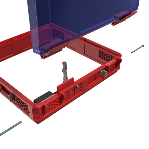 MONTAGE.png K1 & K1C RAISER / LID / TOP COVER / UPGRADE (VERSION 2) - CREALITY