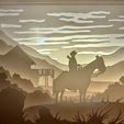 IMG_0423.jpg Red Dead Redemption 3D Shadow Box Lamp