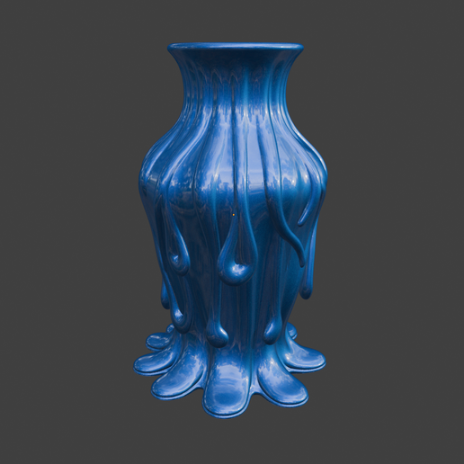 Melted Vase - 3D model önizlemesi