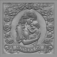 ZBRUSH-MOTHER-DAY.jpg A bas-relief for Mother's Day - #MOTHERSCULTS