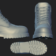 123.png STL file Timberland Boot・3D print design to download