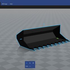godet de chantier merlo.jpg Fichier STL gratuit godet de chantier・Plan imprimable en 3D à télécharger