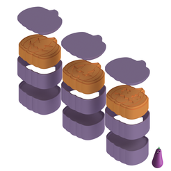 000.png STL-Datei HALLOWEEN KÜRBIS BAD BOMBE FORM PRESSE FESTE SEIFE 3 STÜCK・3D-Druck-Idee zum Herunterladen