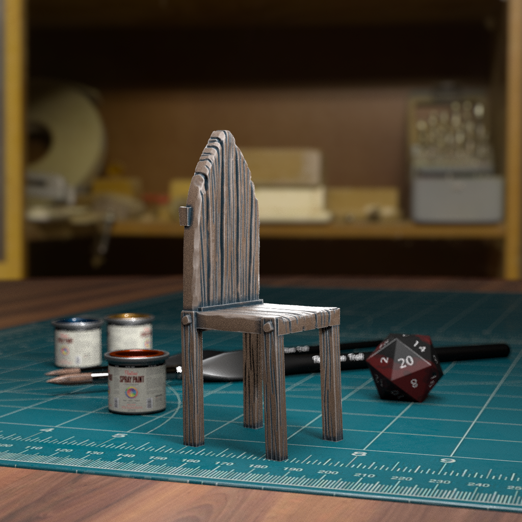 Download STL file Chair - [Pre-Supported] • Template to 3D print ・ Cults