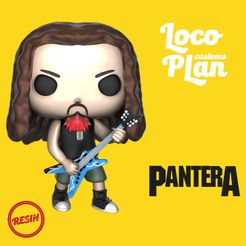 Dimebagcults1.jpg STL file Dimebag Darrell Custom Funko・3D printer design to download