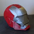 01.jpg STL-Datei Iron Man Mark 5 Helm kostenlos・Design zum 3D-Drucken zum herunterladen