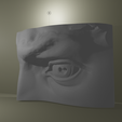 david-eye-3D.png Michelangelo's David Eye Academic Drawing