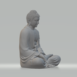 4.png Gautama Buddha 3D Model 3D print model