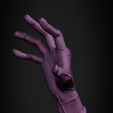 Hand_Wednesday_High10.png Wednesday Addams Family Hand for Cosplay 3D print model