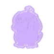 Psiduck F v1.stl Psyduck cookie cutter