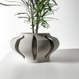 untitled-2813.jpg The Ariko Planter Pot with Drainage Tray & Stand Included: Modern and Unique Home Decor for Plants and Succulents  | STL File