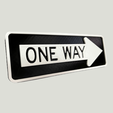 Señalética-pública-estadounidense,-one-way-1.2-SEP0004.png American Public Sign, New York, One Way // American Public Sign. New York, One Way