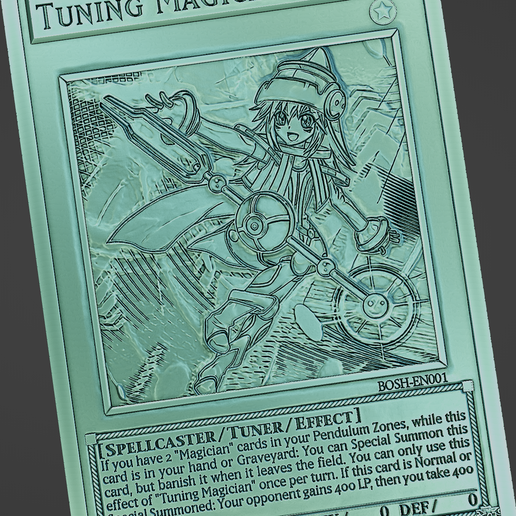 Tuning Magician - yu-gi-oh!Free STL File for 3D printingCults