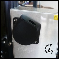 Ender 3 PSU Fan cover top blow.jpg Free STL file Ender 3 PSU Fan cover・Design to download and 3D print