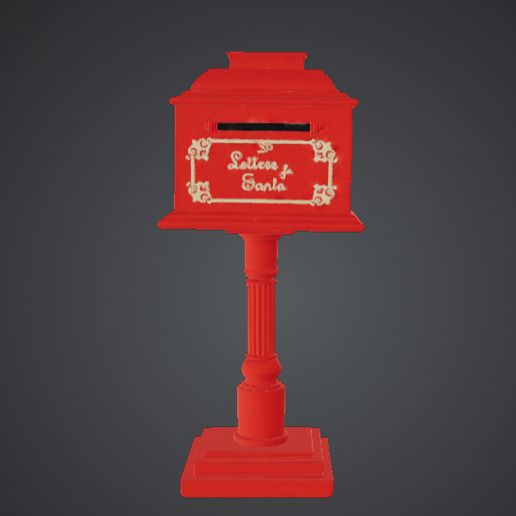 Letters to Santa Christmas Post Box – Festive Holiday Mailbox
